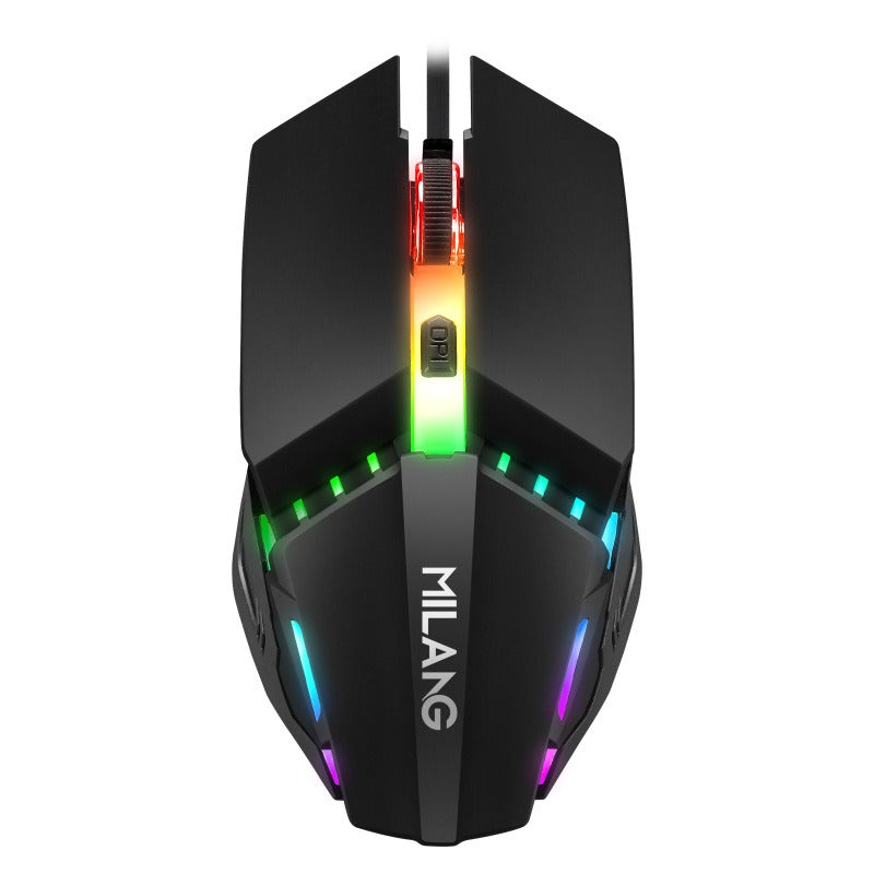 Wired mouse USB illuminated desktop computer laptop computer gaming and competitive mouse