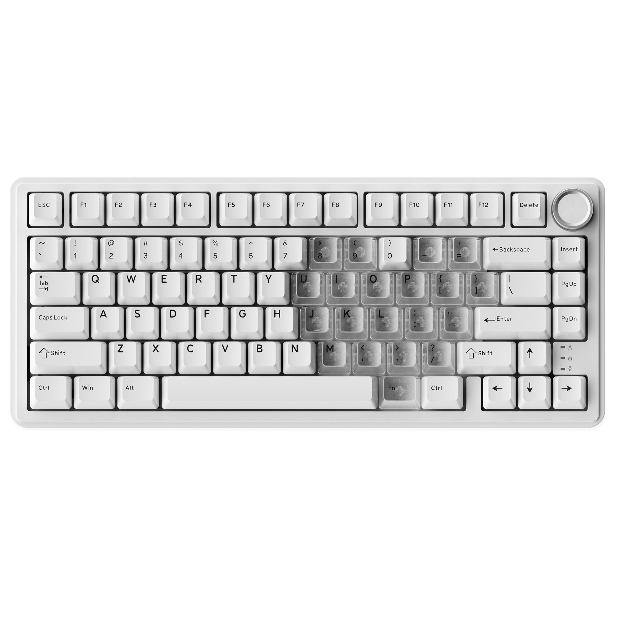 XVX M75 Lumina 75% Tri-Mode Gasket Mechanical Keyboard with Knob