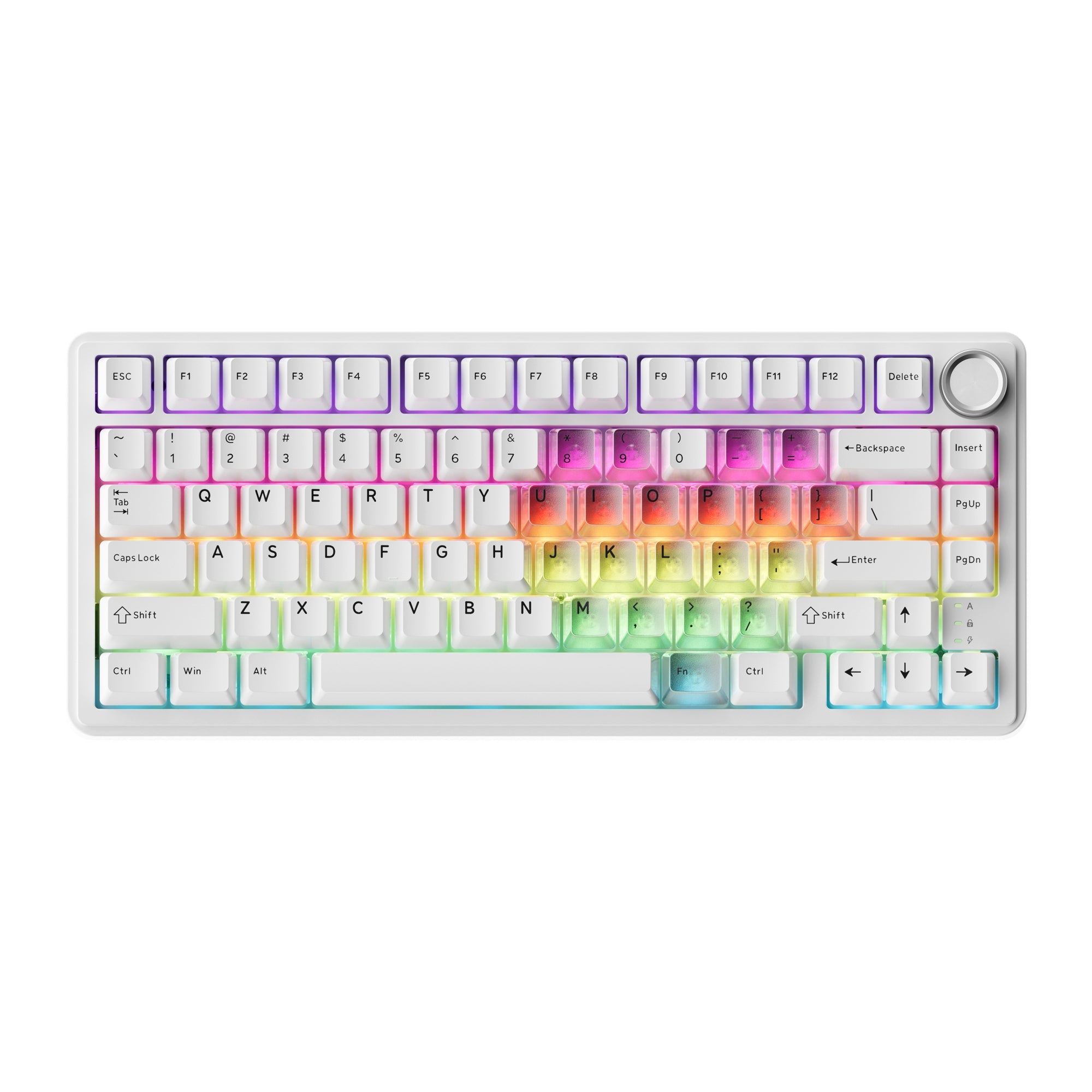 XVX M75 Lumina 75% Tri-Mode Gasket Mechanical Keyboard with Knob